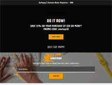 Tablet Screenshot of gopappy.com